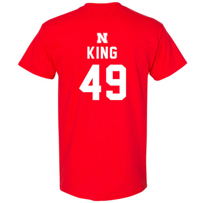 Nebraska - NCAA Football : Danny King - Replica Shersey T-Shirt