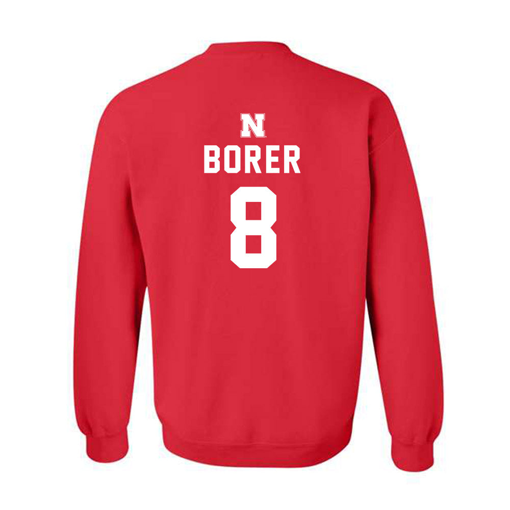 Nebraska - NCAA Women's Soccer : Reese Borer - Replica Shersey Crewneck Sweatshirt-1