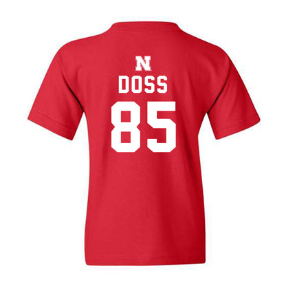 Nebraska - NCAA Football : jaidyn Doss - Youth T-Shirt