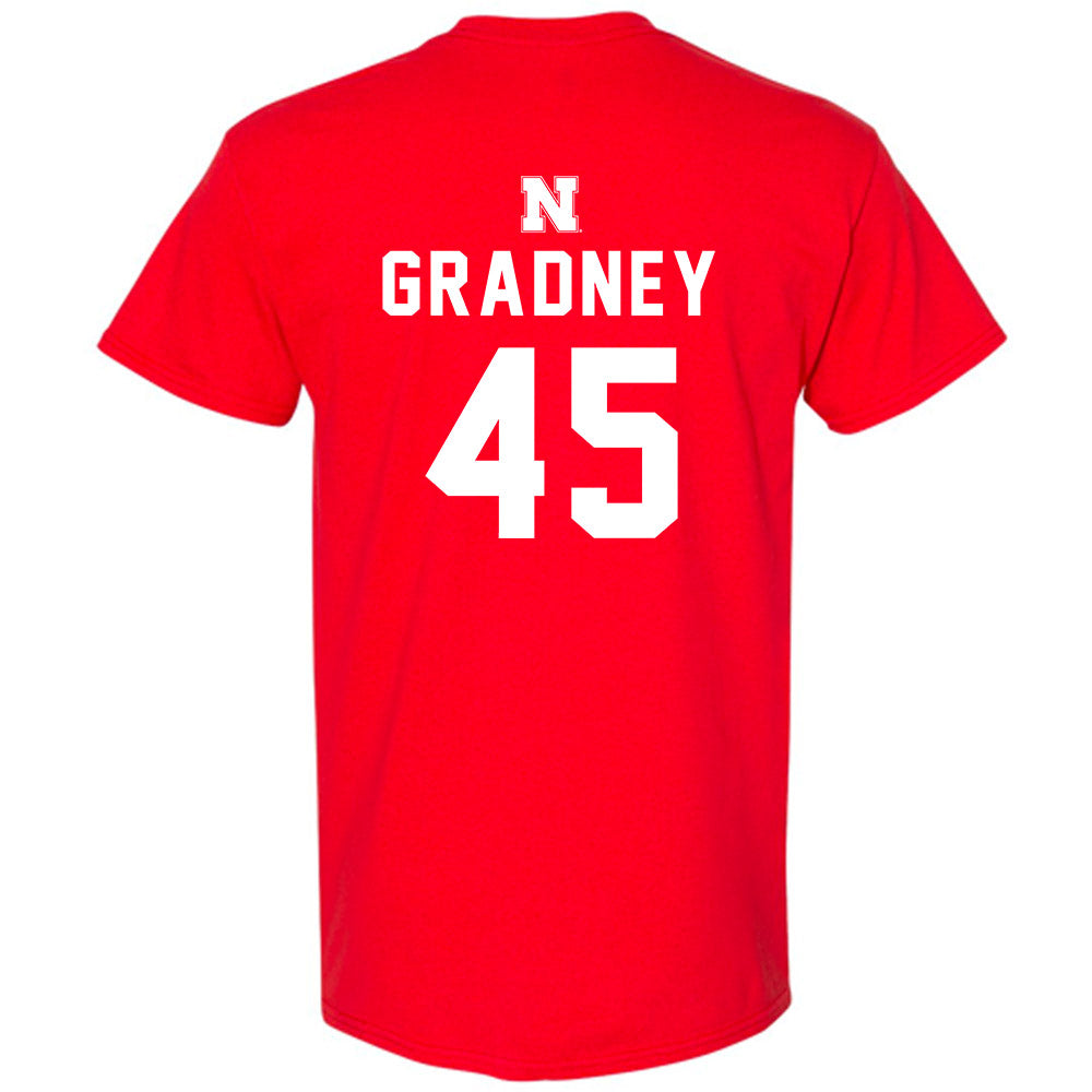Nebraska - NCAA Football : Roger Gradney - Replica Shersey T-Shirt-1