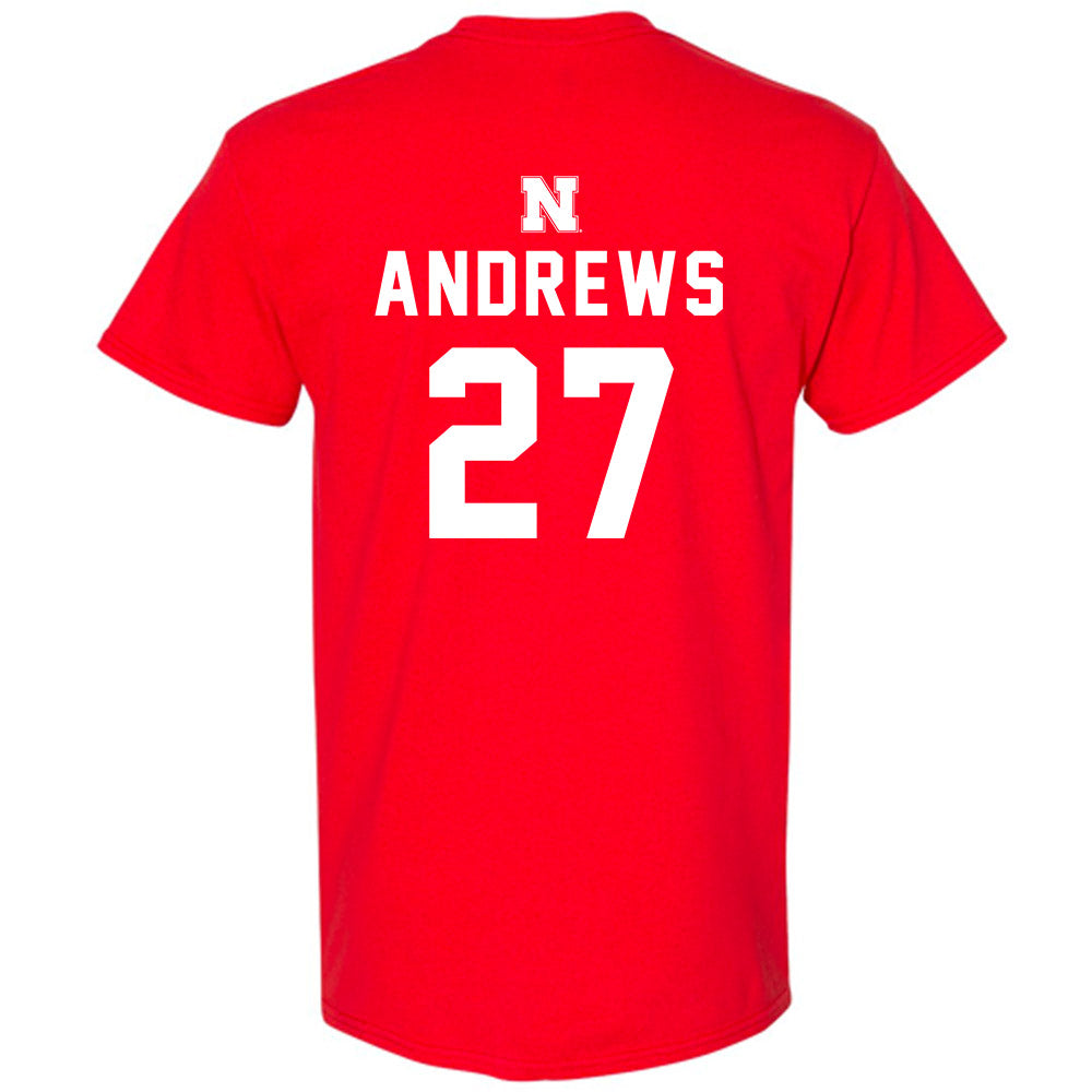 Nebraska - NCAA Softball : Brooke Andrews - T-Shirt