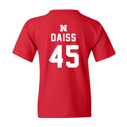 Nebraska - NCAA Baseball : Casey Daiss - Youth T-Shirt