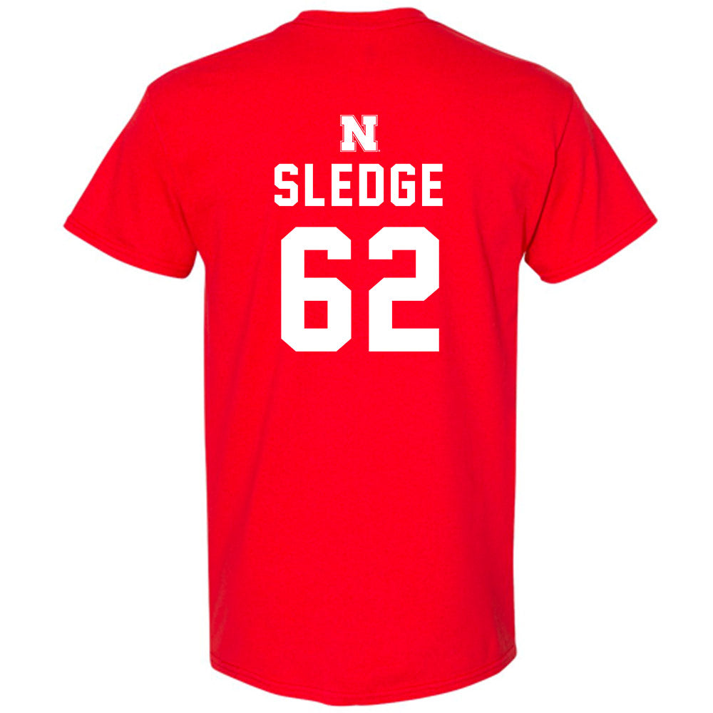 Nebraska - NCAA Football : Sam Sledge - T-Shirt