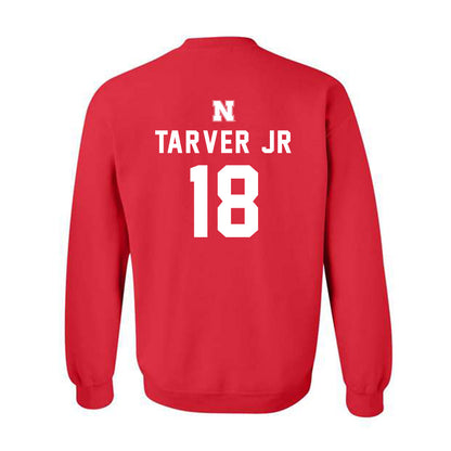 Nebraska - NCAA Football : Larry Tarver Jr - Replica Shersey Crewneck Sweatshirt-1