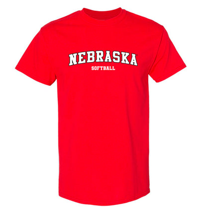 Nebraska - NCAA Softball : Carlie Muhlbach - Replica Shersey T-Shirt-0