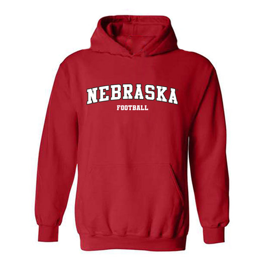 Nebraska - NCAA Football : Brian Tapu - Replica Shersey Hooded Sweatshirt-0