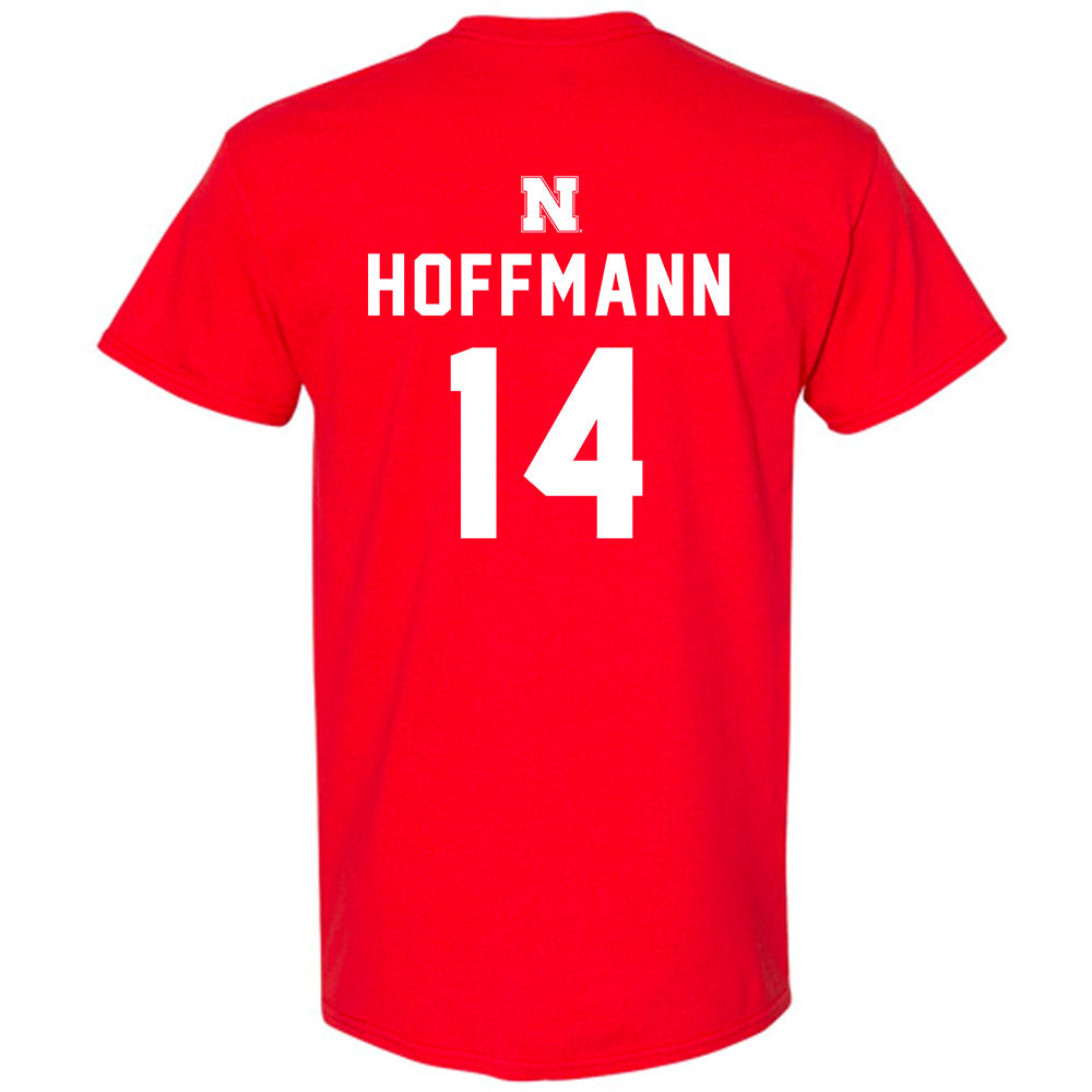 Nebraska - NCAA Softball : Kacie Hoffmann - Replica Shersey T-Shirt-1