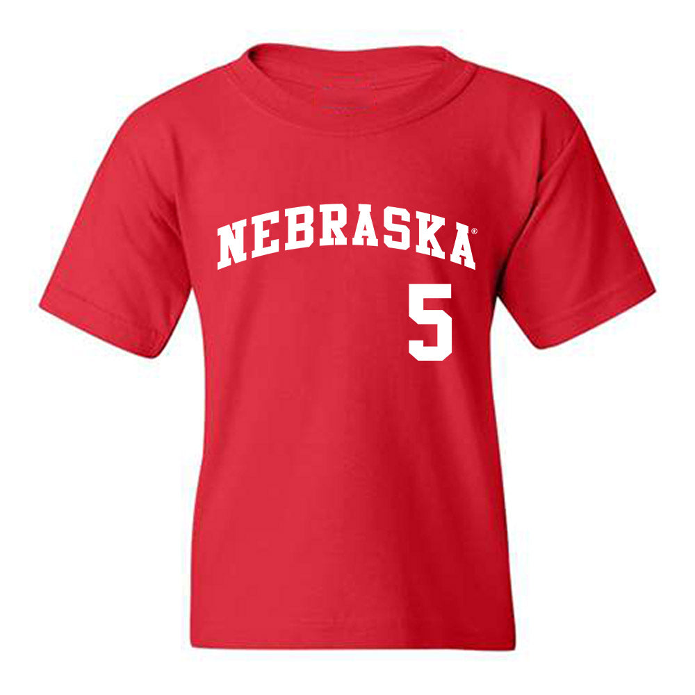 Nebraska - NCAA Softball : Macie Vickers - Replica Shersey Youth T-Shirt-0