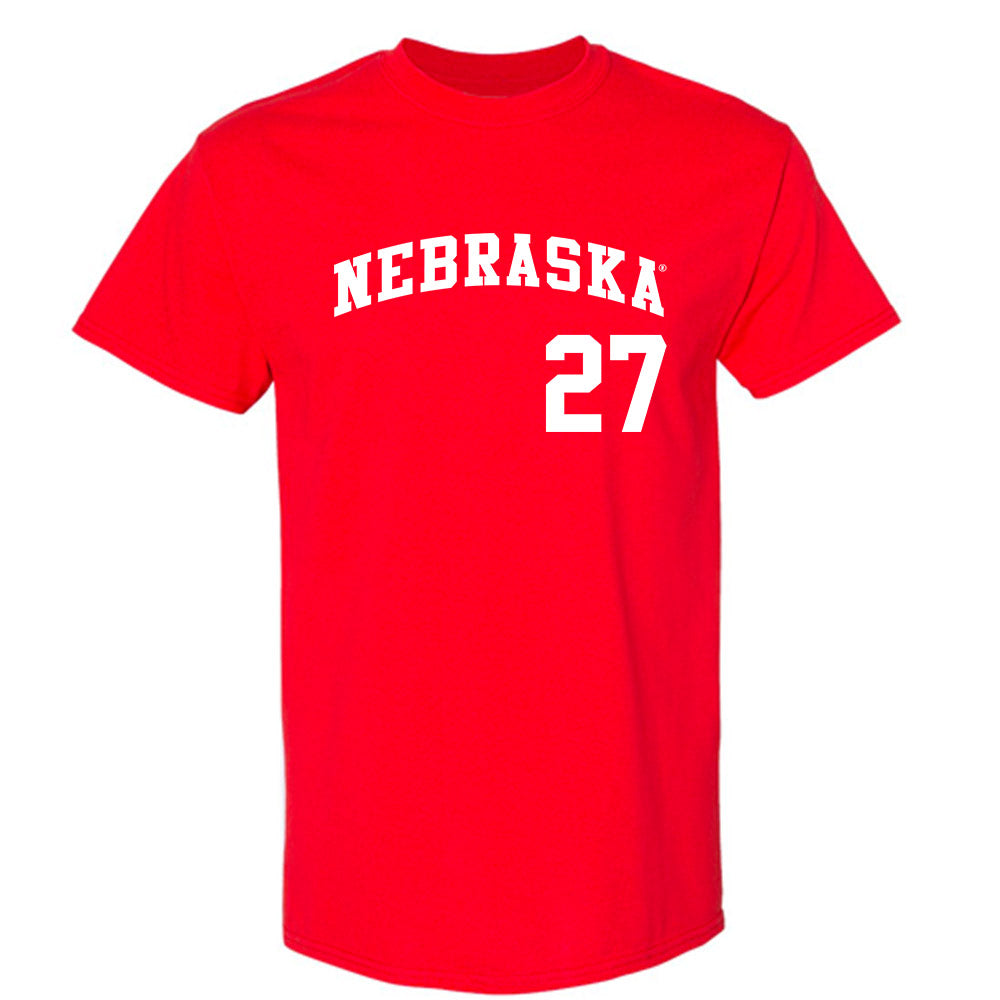 Nebraska - NCAA Softball : Natalia Hill - Replica Shersey T-Shirt-0