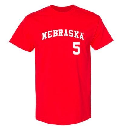 Nebraska - NCAA Softball : Macie Vickers - Replica Shersey T-Shirt-0