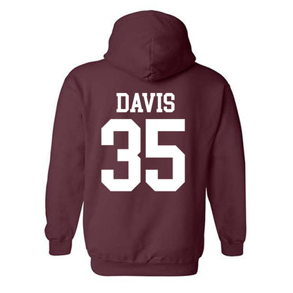 Mississippi State - NCAA Baseball : Ben Davis - Classic Shersey Hooded Sweatshirt-1