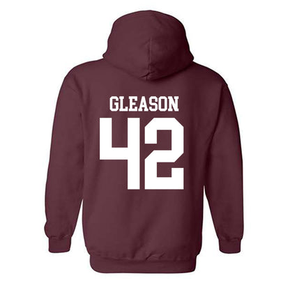 Mississippi State - NCAA Baseball : Jack Gleason - Classic Shersey Hooded Sweatshirt-1