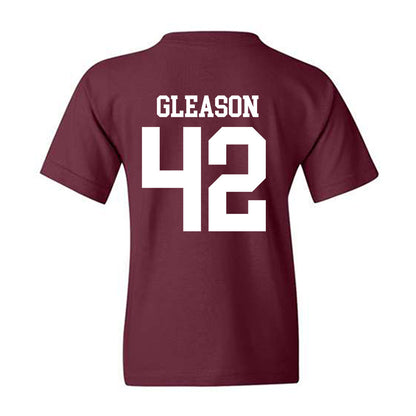 Mississippi State - NCAA Baseball : Jack Gleason - Classic Shersey Youth T-Shirt-1