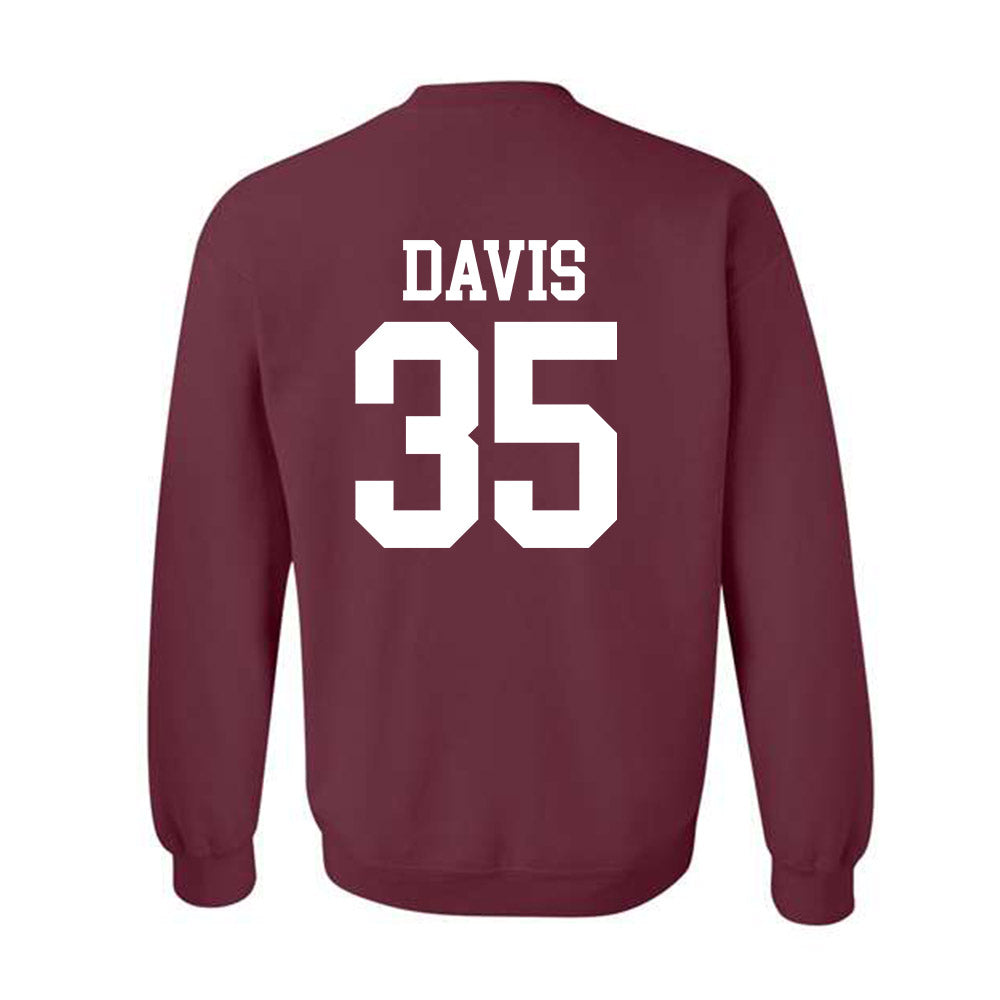 Mississippi State - NCAA Baseball : Ben Davis - Classic Shersey Crewneck Sweatshirt-1