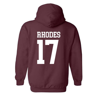 Mississippi State - NCAA Baseball : Parker Rhodes - Classic Shersey Hooded Sweatshirt-1