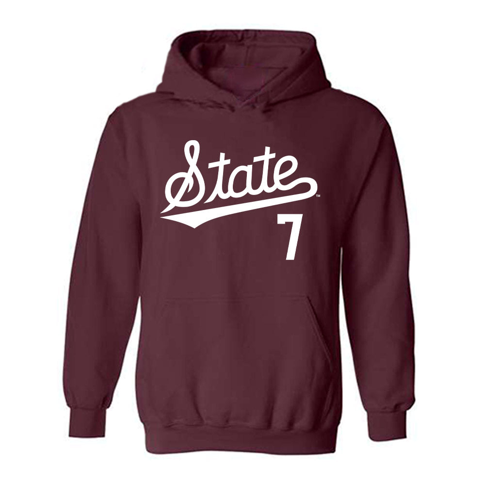 Mississippi State - NCAA Softball : Anna Kate Segars - Classic Shersey Hooded Sweatshirt-0