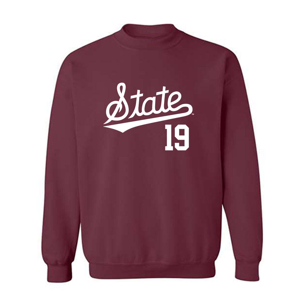 Mississippi State - NCAA Baseball : Andrew Raymond - Classic Shersey Crewneck Sweatshirt-0