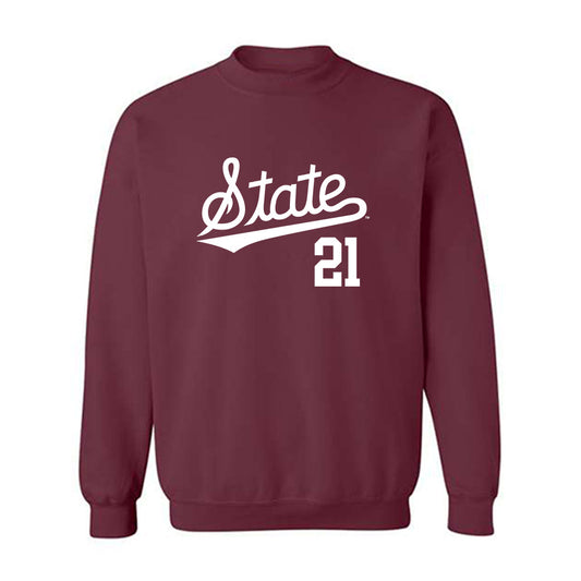 Mississippi State - NCAA Softball : Brinkley Moreton - Classic Shersey Crewneck Sweatshirt-0