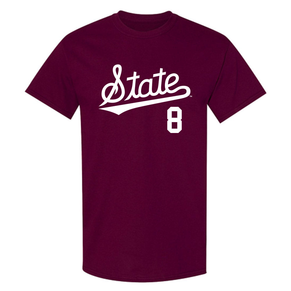 Mississippi State - NCAA Baseball : Charlie Foster - Classic Shersey T-Shirt-0