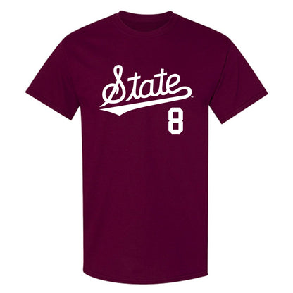 Mississippi State - NCAA Baseball : Charlie Foster - Classic Shersey T-Shirt-0