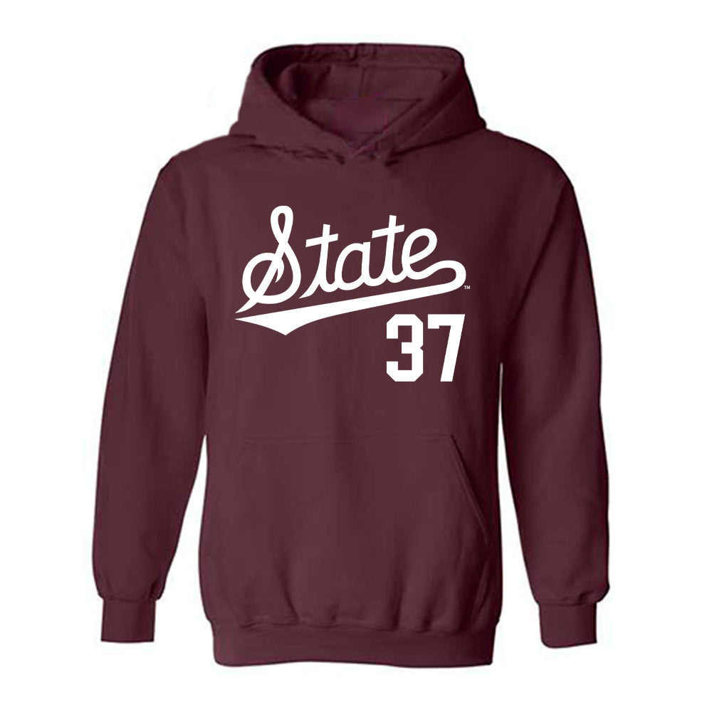Mississippi State - NCAA Baseball : Brendan Sweeney - Classic Shersey Hooded Sweatshirt-0