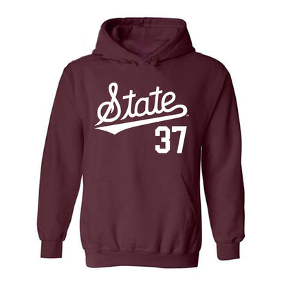 Mississippi State - NCAA Baseball : Brendan Sweeney - Classic Shersey Hooded Sweatshirt-0