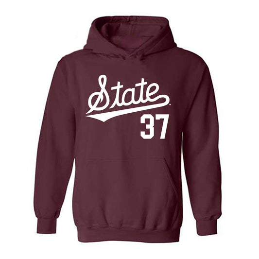 Mississippi State - NCAA Baseball : Brendan Sweeney - Classic Shersey Hooded Sweatshirt-0