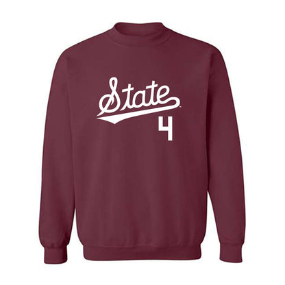 Mississippi State - NCAA Baseball : Tomas Valincius - Classic Shersey Crewneck Sweatshirt-0