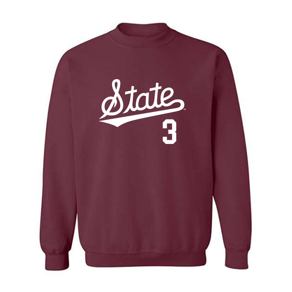 Mississippi State - NCAA Baseball : Ace Reese - Classic Shersey Crewneck Sweatshirt-0