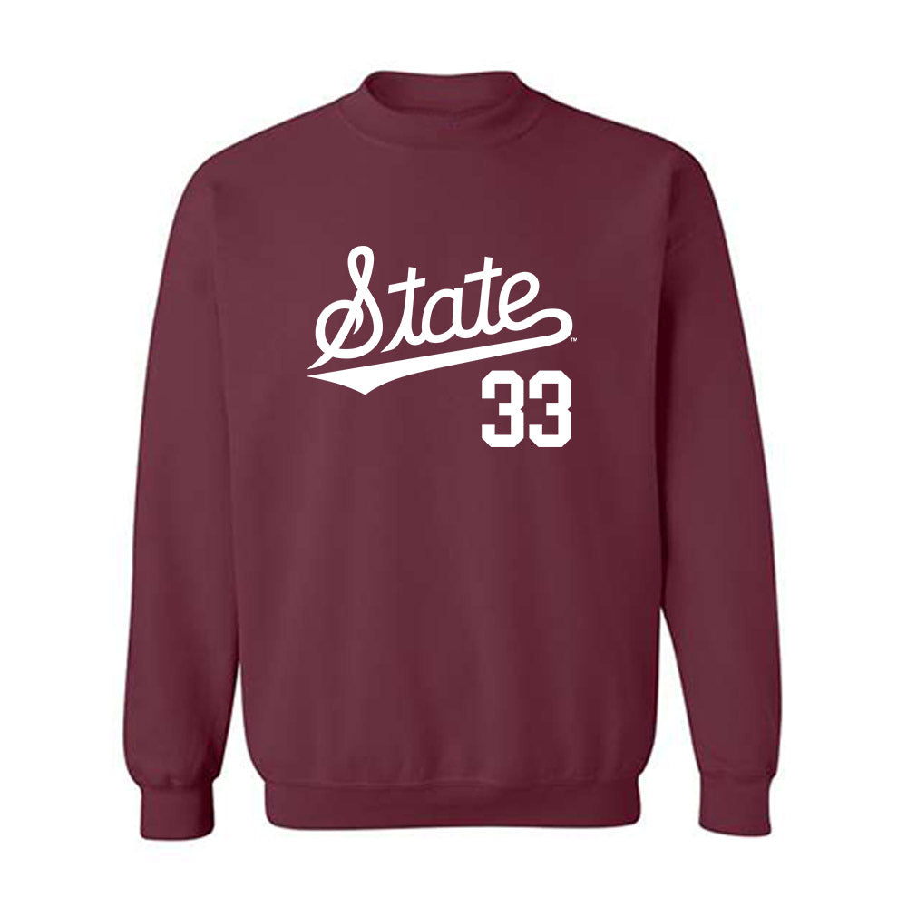 Mississippi State - NCAA Baseball : Blake Bevis - Classic Shersey Crewneck Sweatshirt-0