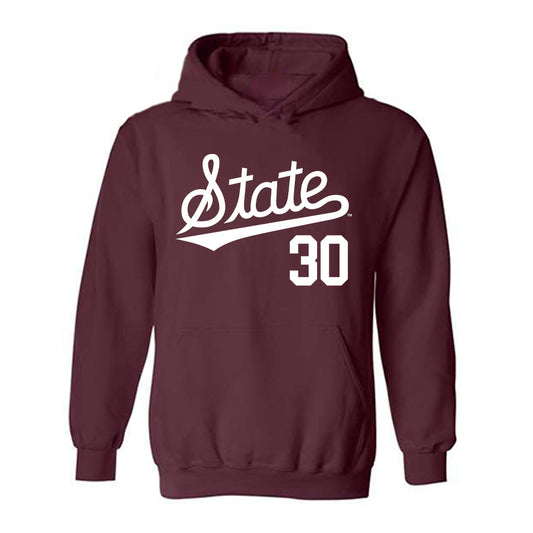 Mississippi State - NCAA Baseball : Bradley Loftin - Classic Shersey Hooded Sweatshirt-0