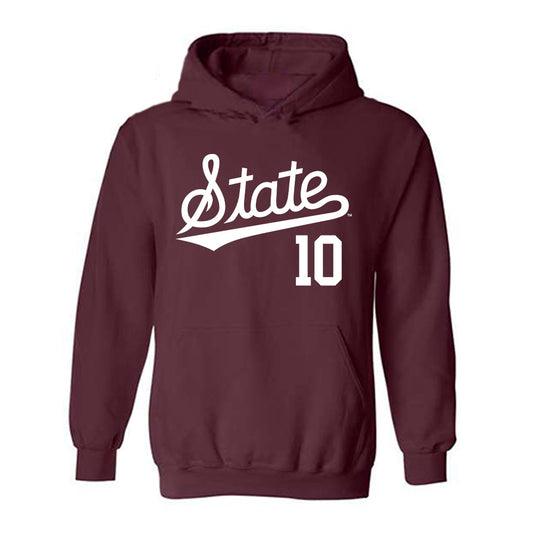 Mississippi State - NCAA Softball : Nadia Barbary - Classic Shersey Hooded Sweatshirt-0