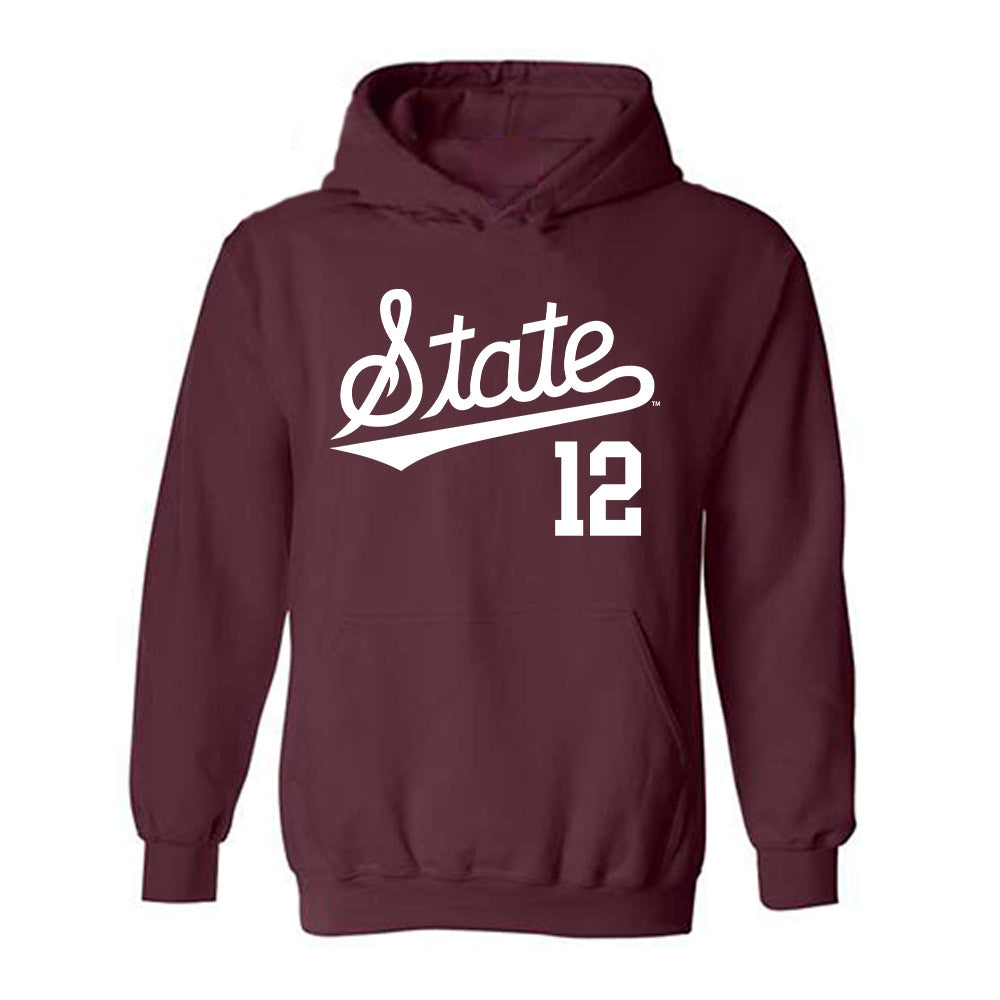 Mississippi State - NCAA Baseball : Chone James - Classic Shersey Hooded Sweatshirt-0