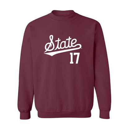 Mississippi State - NCAA Baseball : Parker Rhodes - Classic Shersey Crewneck Sweatshirt-0