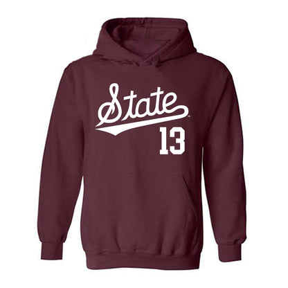 Mississippi State - NCAA Softball : Morgan Bernardini - Classic Shersey Hooded Sweatshirt-0