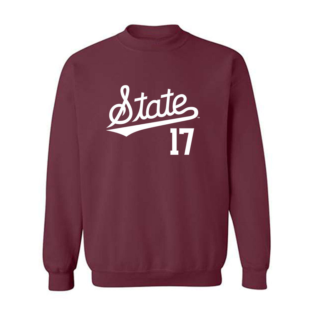 Mississippi State - NCAA Baseball : Stone Simmons - Classic Shersey Crewneck Sweatshirt-0