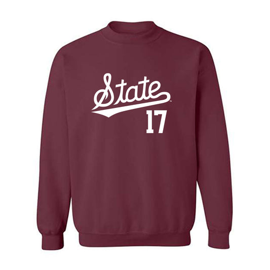 Mississippi State - NCAA Baseball : Stone Simmons - Classic Shersey Crewneck Sweatshirt-0