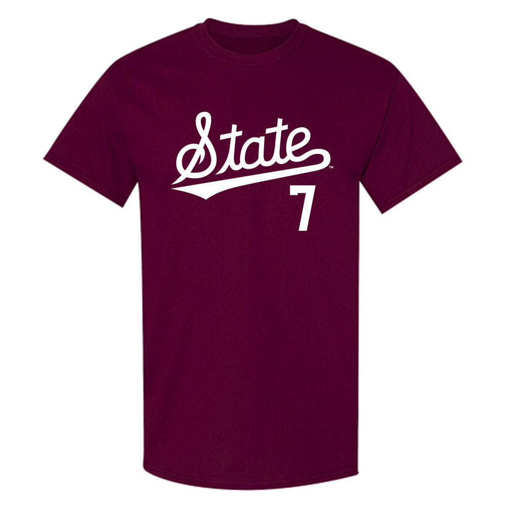 Mississippi State - NCAA Softball : Gabriella Schaeffer - Classic Shersey T-Shirt-0