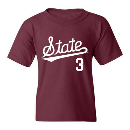 Mississippi State - NCAA Baseball : Ace Reese - Classic Shersey Youth T-Shirt-0