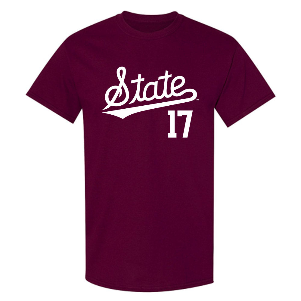 Mississippi State - NCAA Baseball : Stone Simmons - Classic Shersey T-Shirt-0