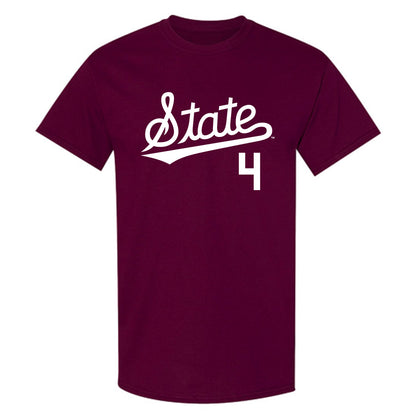 Mississippi State - NCAA Baseball : Tomas Valincius - Classic Shersey T-Shirt-0