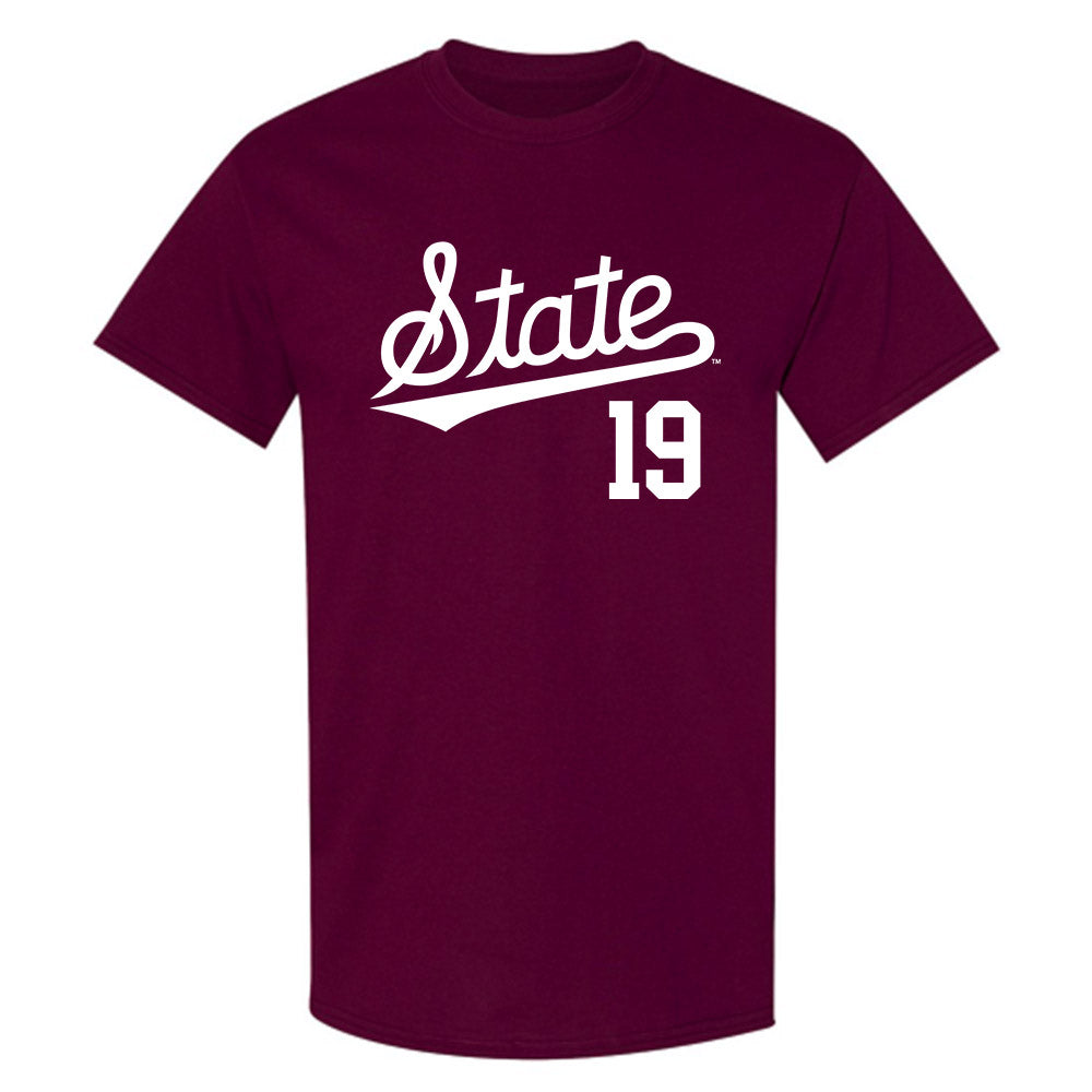 Mississippi State - NCAA Baseball : Andrew Raymond - Classic Shersey T-Shirt-0