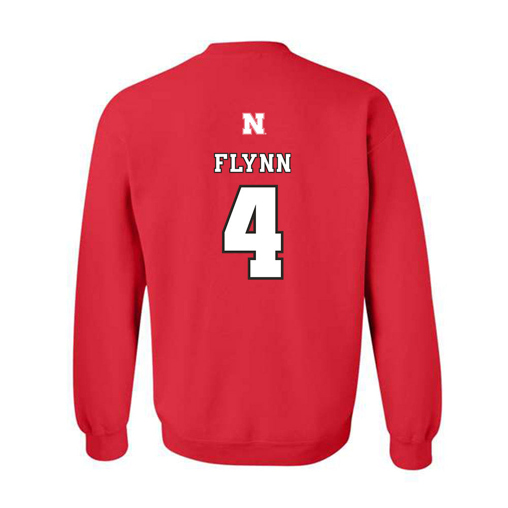 Nebraska - NCAA Women's Volleyball : Campbell Flynn - Replica Shersey Crewneck Sweatshirt-1