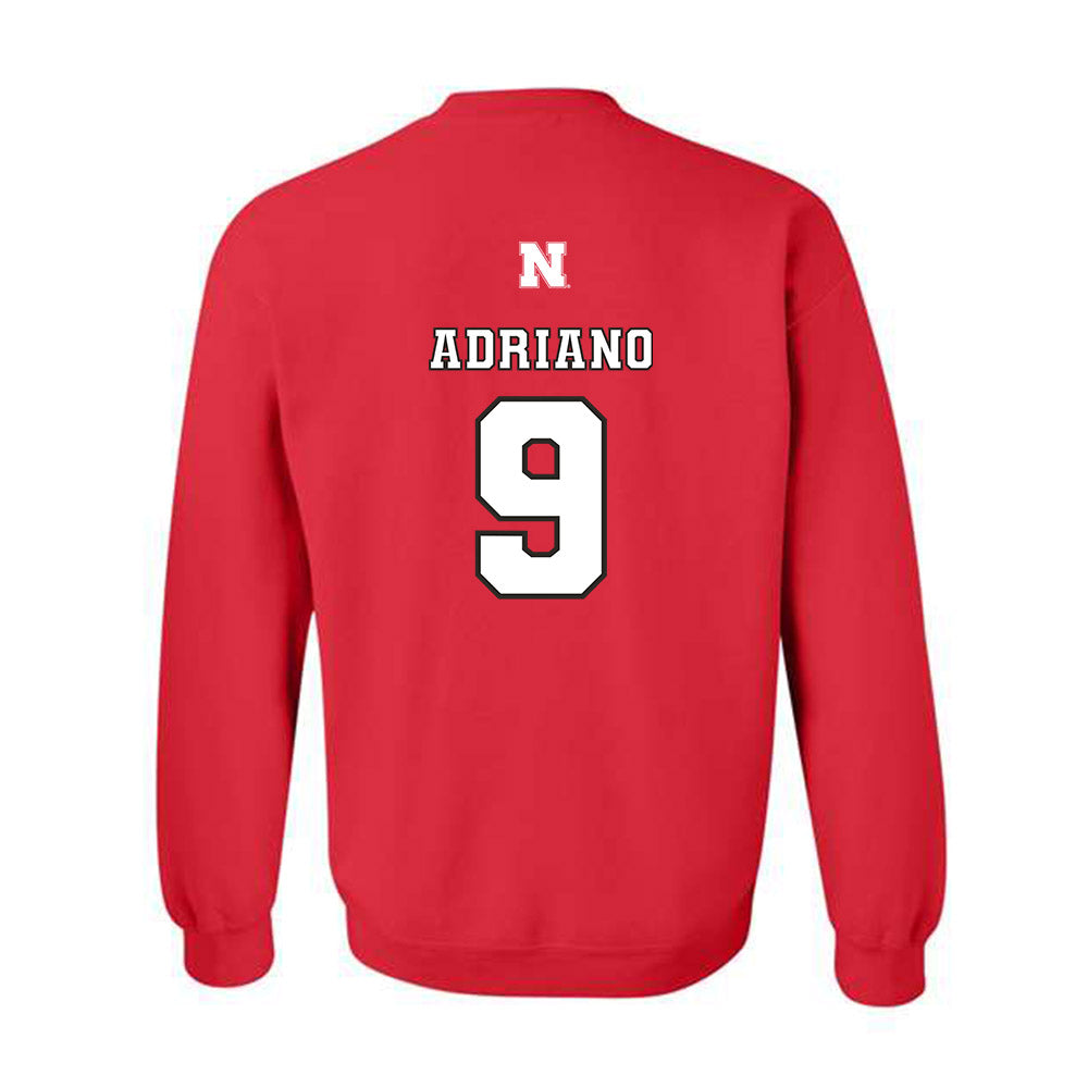 Nebraska - NCAA Women's Volleyball : Virginia Adriano - Replica Shersey Crewneck Sweatshirt-1