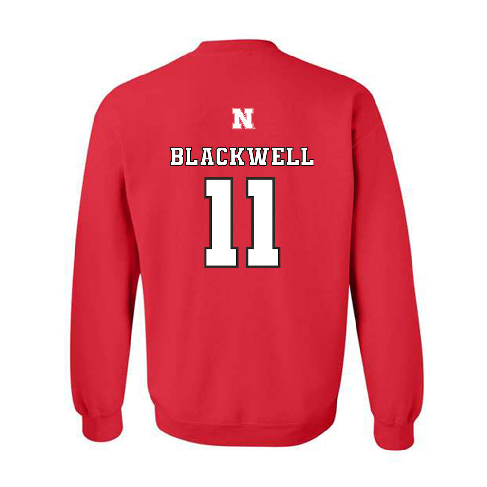 Nebraska - NCAA Women's Volleyball : Leyla Blackwell - Crewneck Sweatshirt