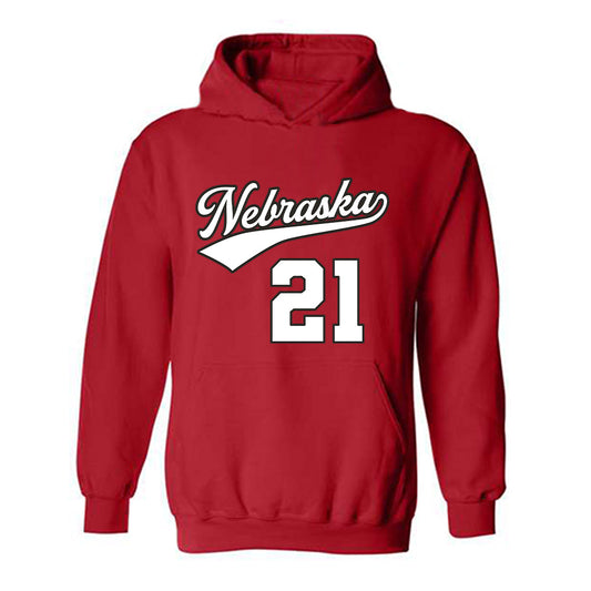 Nebraska - NCAA Women's Volleyball : Skyler Pierce - Hooded Sweatshirt