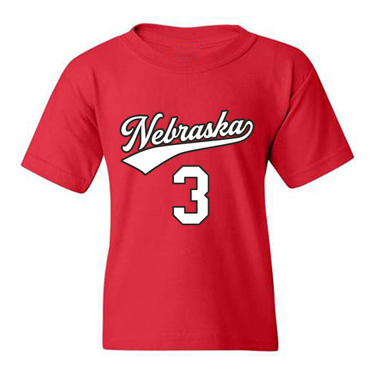 Nebraska - NCAA Women's Volleyball : Allie Sczech - Replica Shersey Youth T-Shirt-0