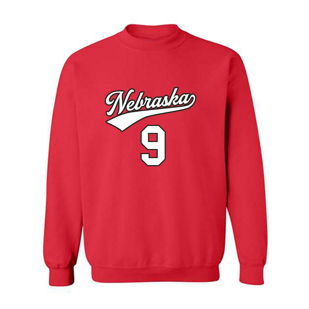 Nebraska - NCAA Women's Volleyball : Virginia Adriano - Replica Shersey Crewneck Sweatshirt-0
