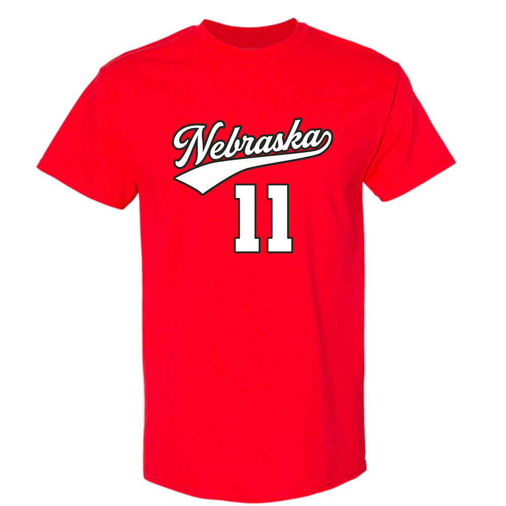 Nebraska - NCAA Women's Volleyball : Leyla Blackwell - T-Shirt