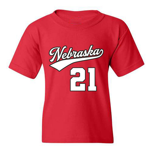 Nebraska - NCAA Women's Volleyball : Skyler Pierce - Youth T-Shirt